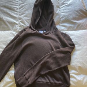 Aritzia waffle hoodie